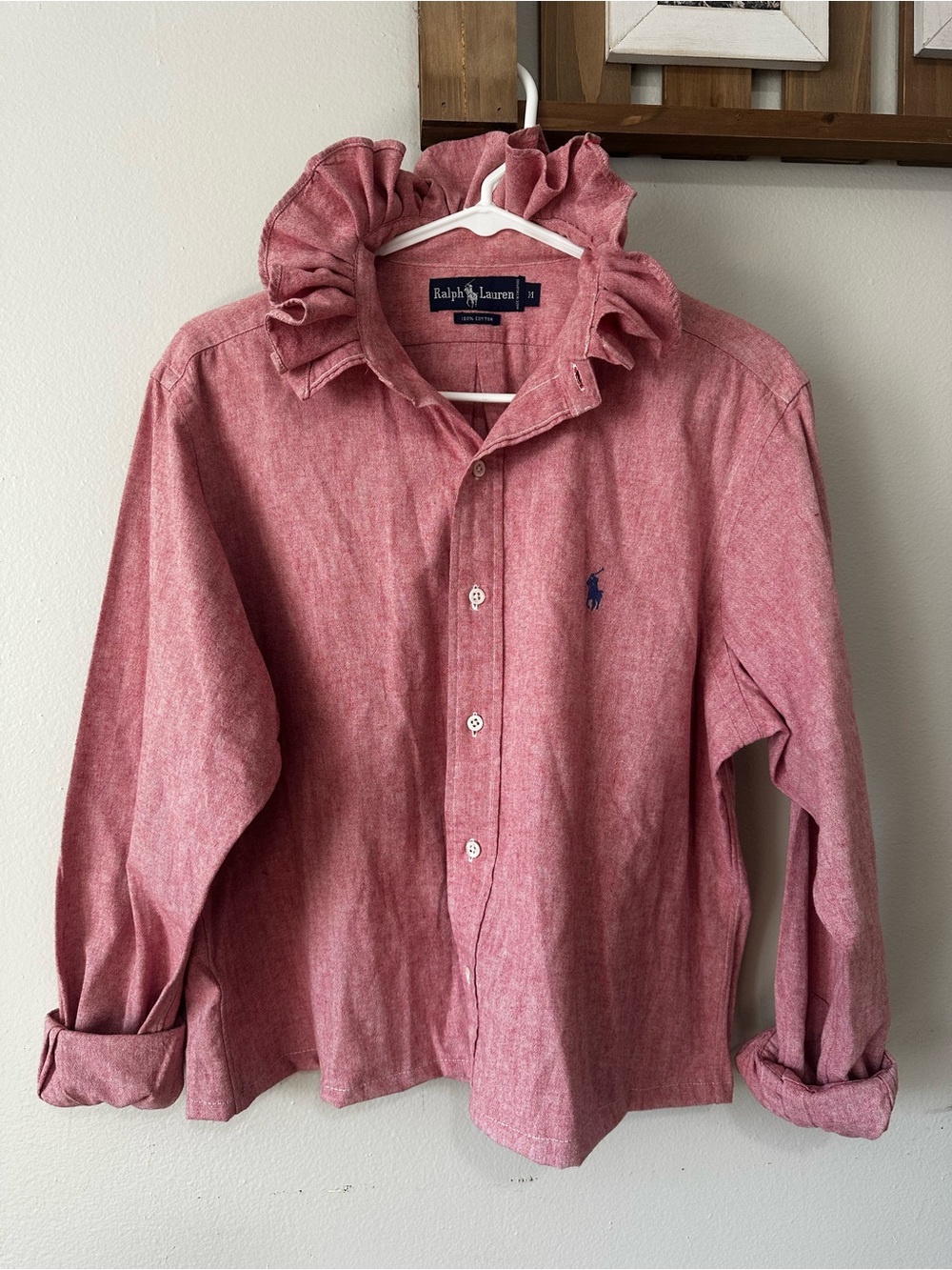 Ralph Lauren Women’s Coral Button-Down Shirt